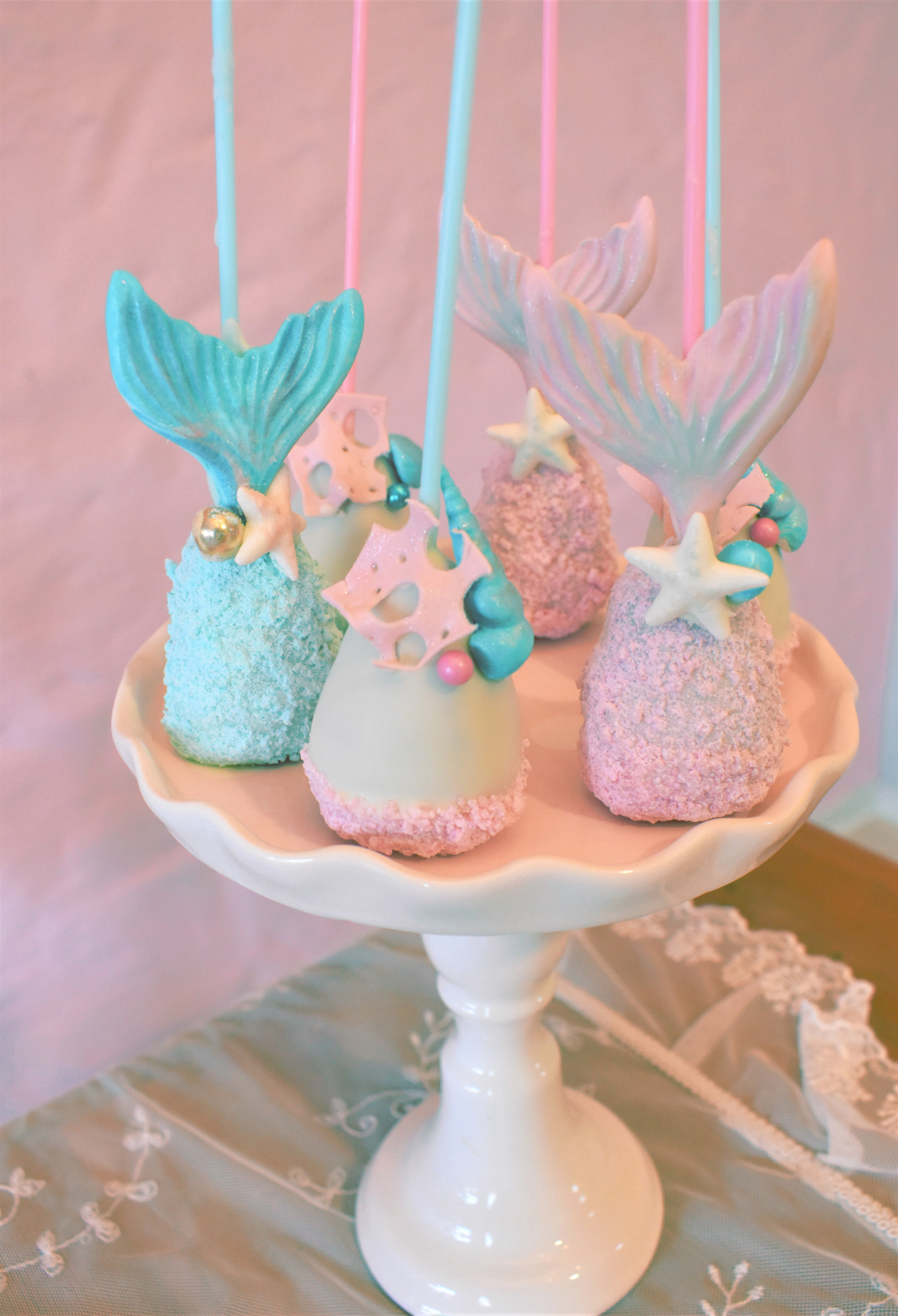 Cakepops-Meerjungfrau