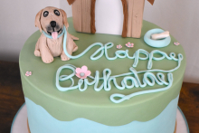 Geburtstag-Hund